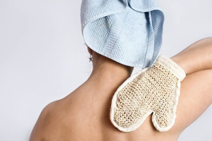 Gant de crin exfoliant 
