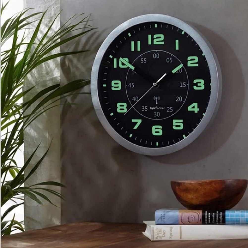 Horloge phosphorescente radio pilotée