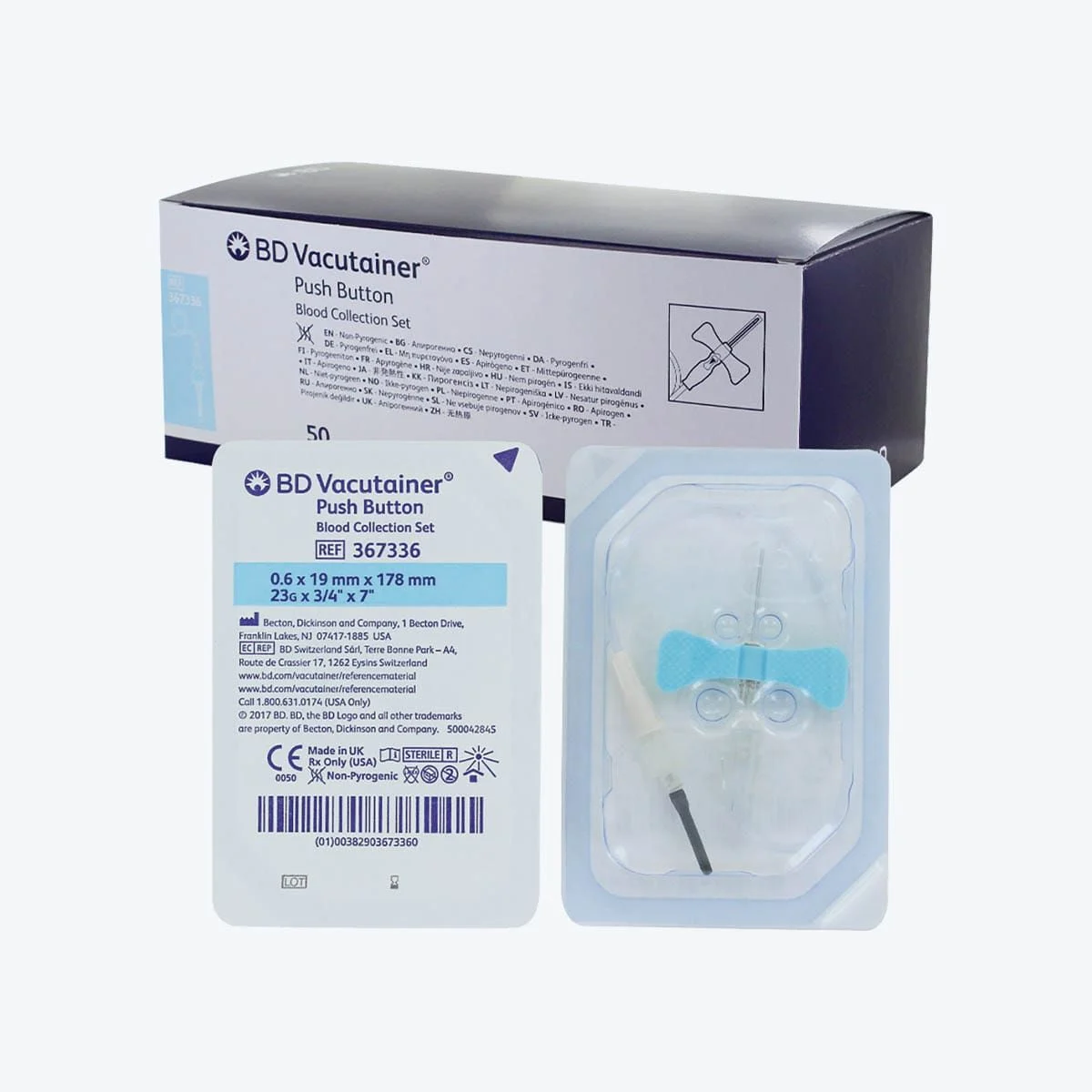 Unité de prélèvement sécurité - BD VACUTAINER® PUSH BUTTON