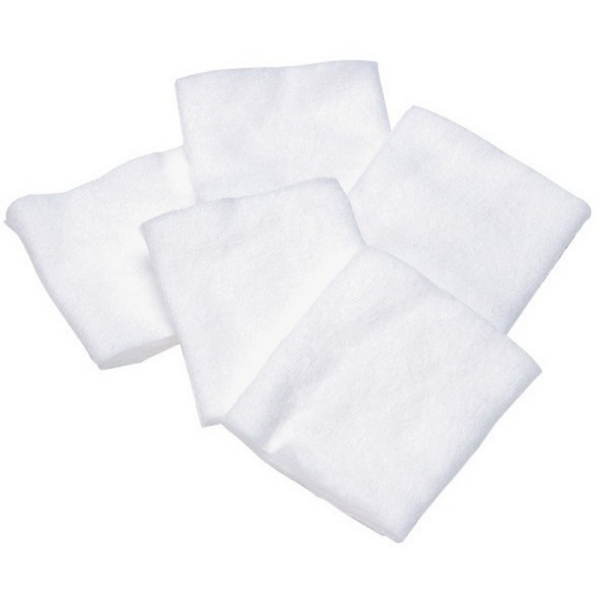 Carré de coton hydrophile