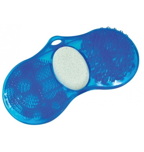 Brosse pour pieds avec pierre ponce